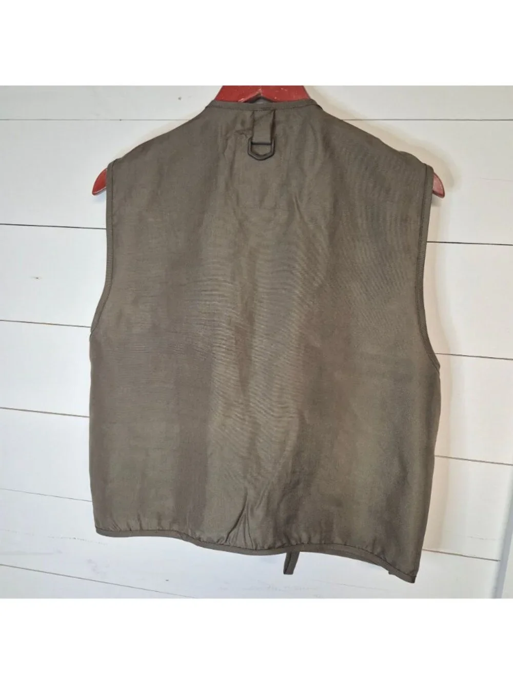 Master Sportsman Mens Outdoor Fishing Vest Size L With Multiple Pockets & Zipper - Picture 9 of 9